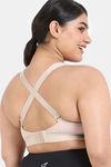 Zelocity True Curv High Impact Quick Dry Sports Bra - Moon Light — thumbnail 3